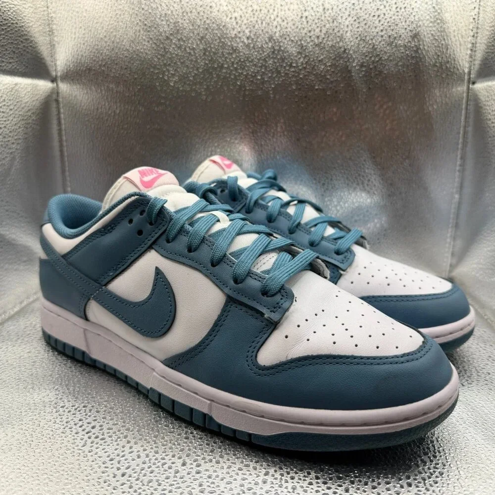 Size 11 Nike Dunk Low South Beach Aqua White Womens Athletic‎ Shoes FJ0739-100